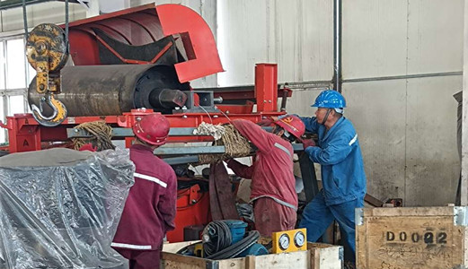 遠赴新疆 為煤礦企業(yè)提供防爆電子皮帶秤的安裝調(diào)試指導(dǎo)
